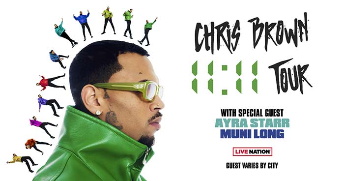 Chris Brown is back and his 11:11 Tour for 2024 is going to be HOT!