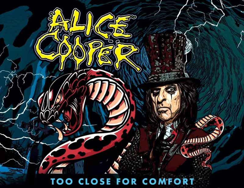 The 2025 Too Close For Comfort Tour with Alice Cooper is coming to a venue near you. Are you ready for it?